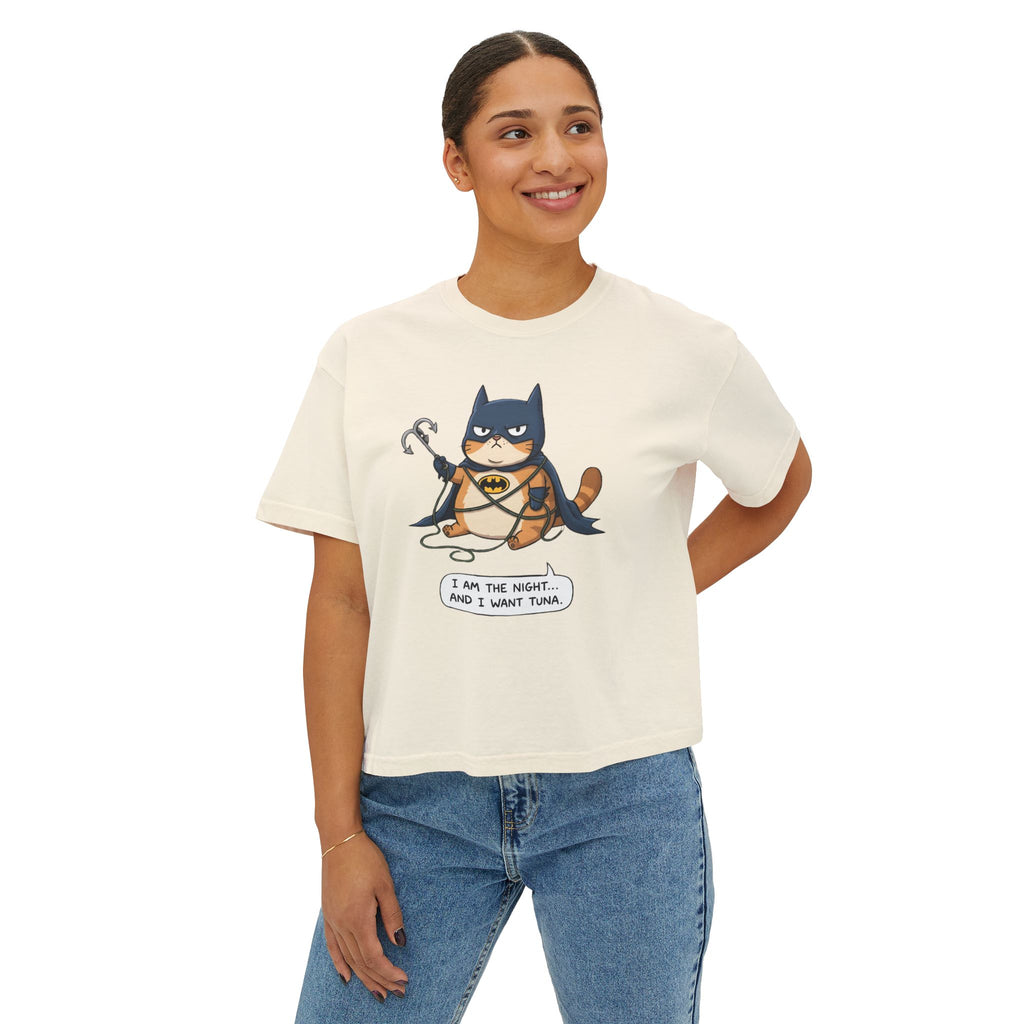 Funny Cat Tee – I Am The Night