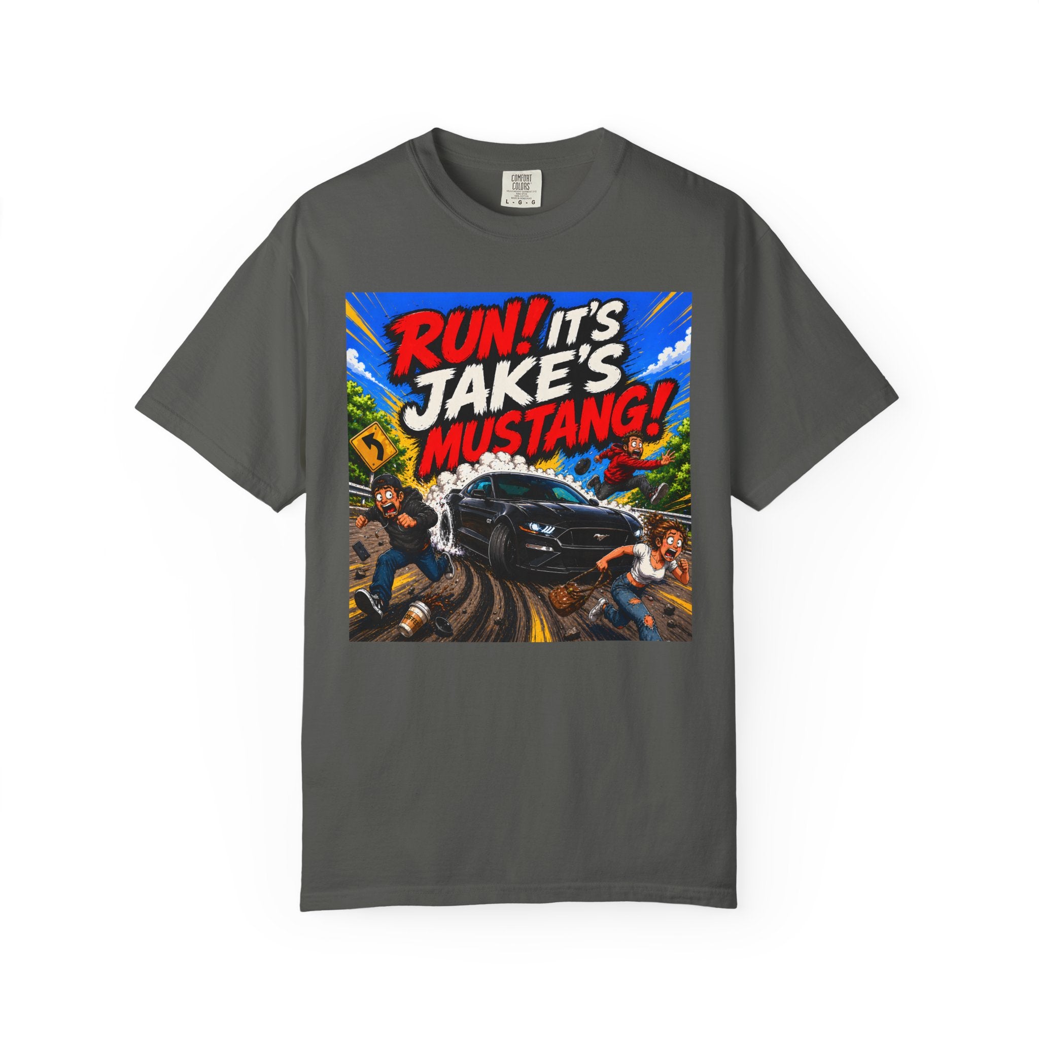 Ford Mustang T-Shirt Comfort Colors Tee, Custom Mustang Shirt, Gift for Car Lovers