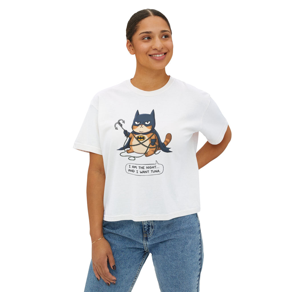 Funny Cat Tee – I Am The Night