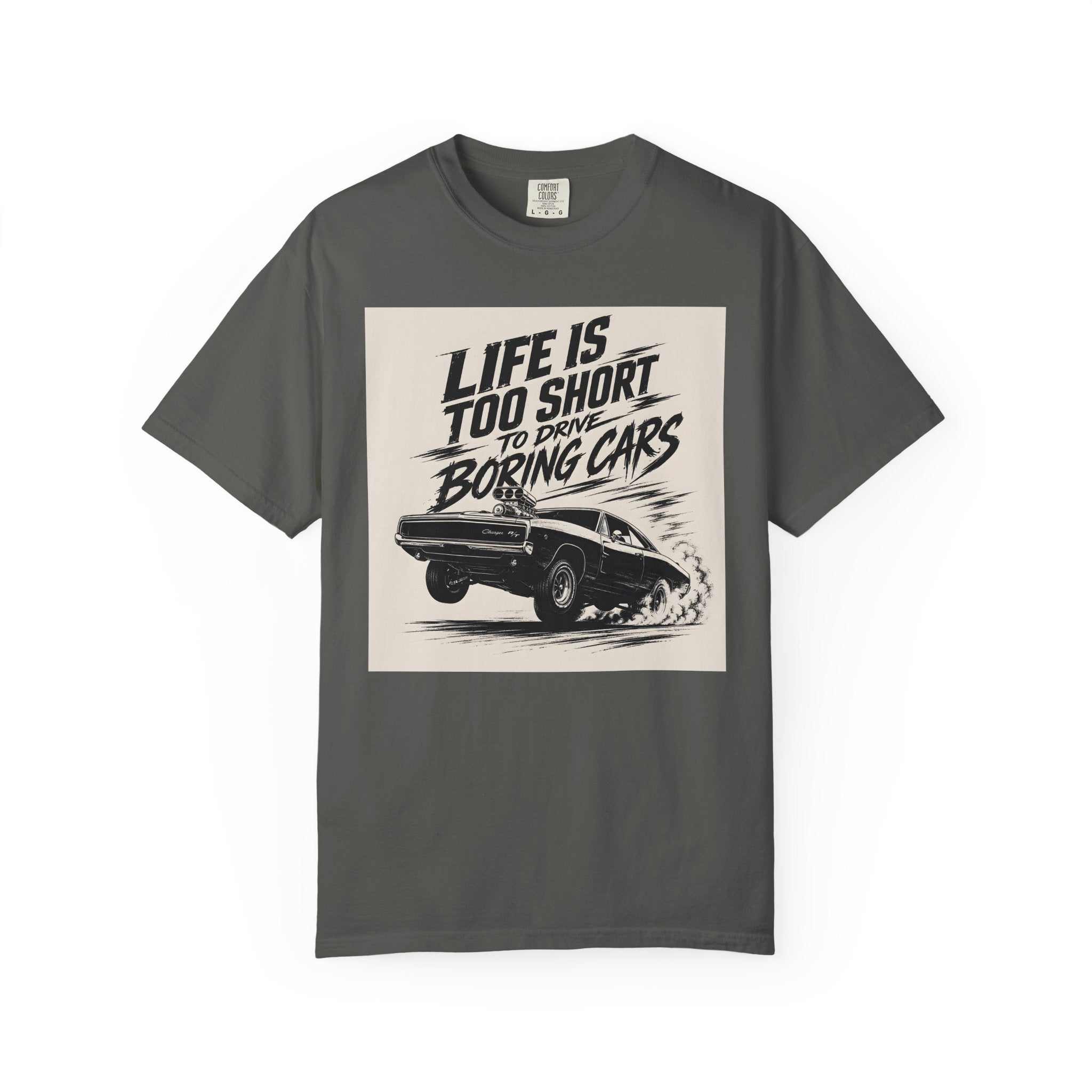 Dodge Charger T-Shirt Comfort Colors®, Custom Charger Shirt, Personalized Muscle Car Tee, Vintage Car Gift
