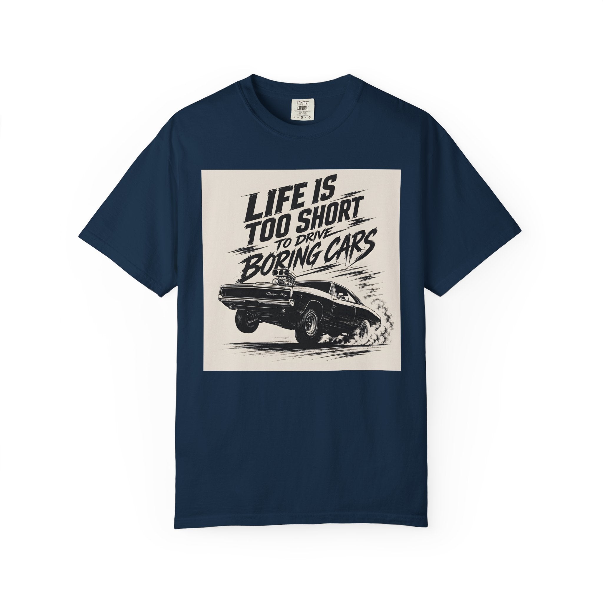 Dodge Charger T-Shirt Comfort Colors®, Custom Charger Shirt, Personalized Muscle Car Tee, Vintage Car Gift