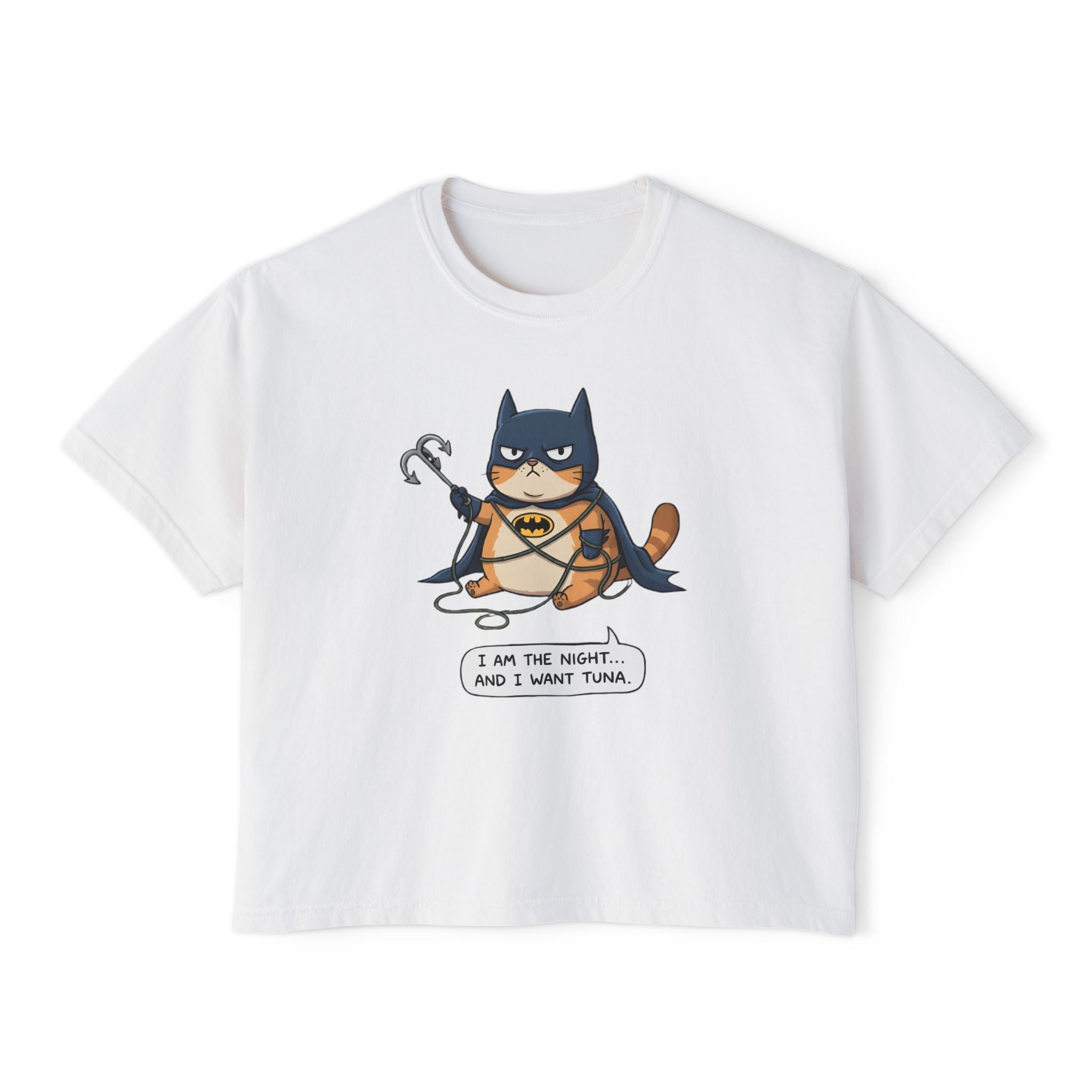 Funny Cat Tee – I Am The Night