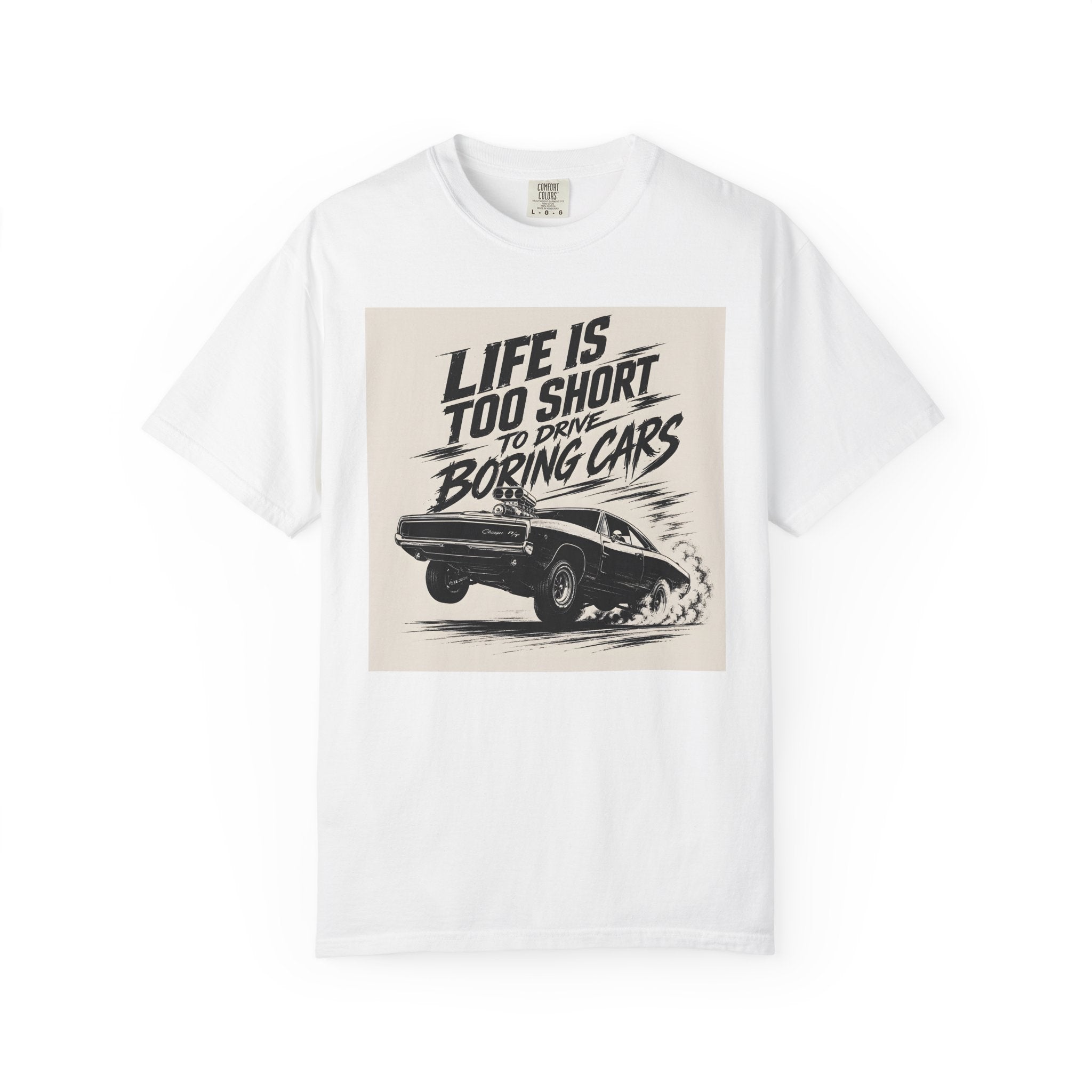 Dodge Charger T-Shirt Comfort Colors®, Custom Charger Shirt, Personalized Muscle Car Tee, Vintage Car Gift