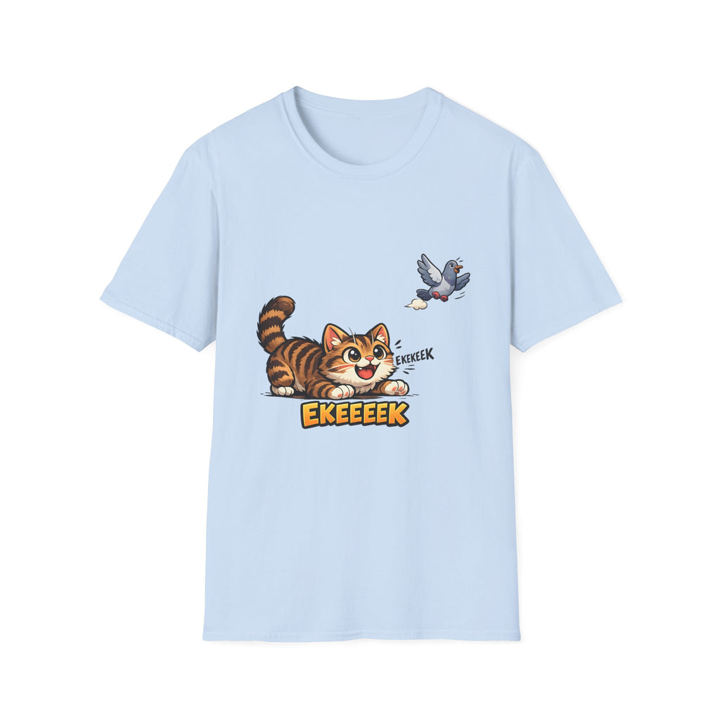 Cat Chasing Bird T-Shirt