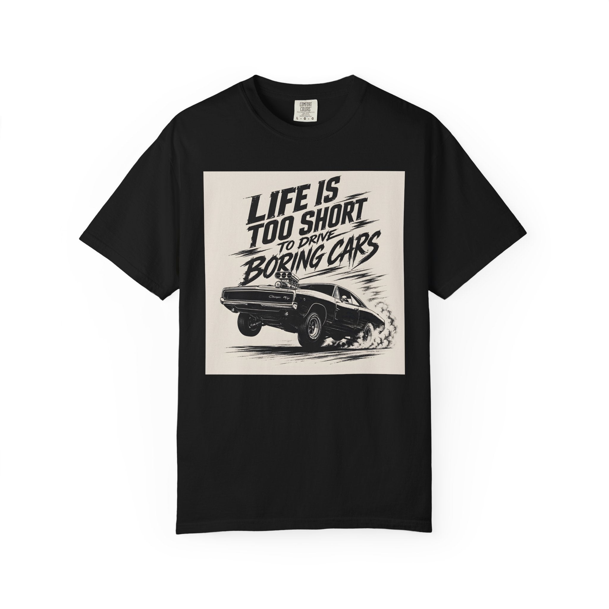Dodge Charger T-Shirt Comfort Colors®, Custom Charger Shirt, Personalized Muscle Car Tee, Vintage Car Gift