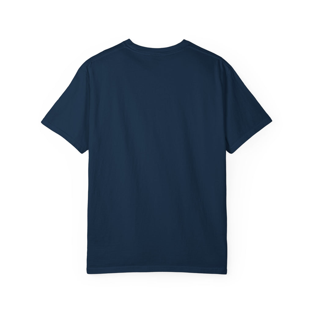 Sunset Dodge Charger Street Chase T-shirt | Vintage Muscle Car Police Scene