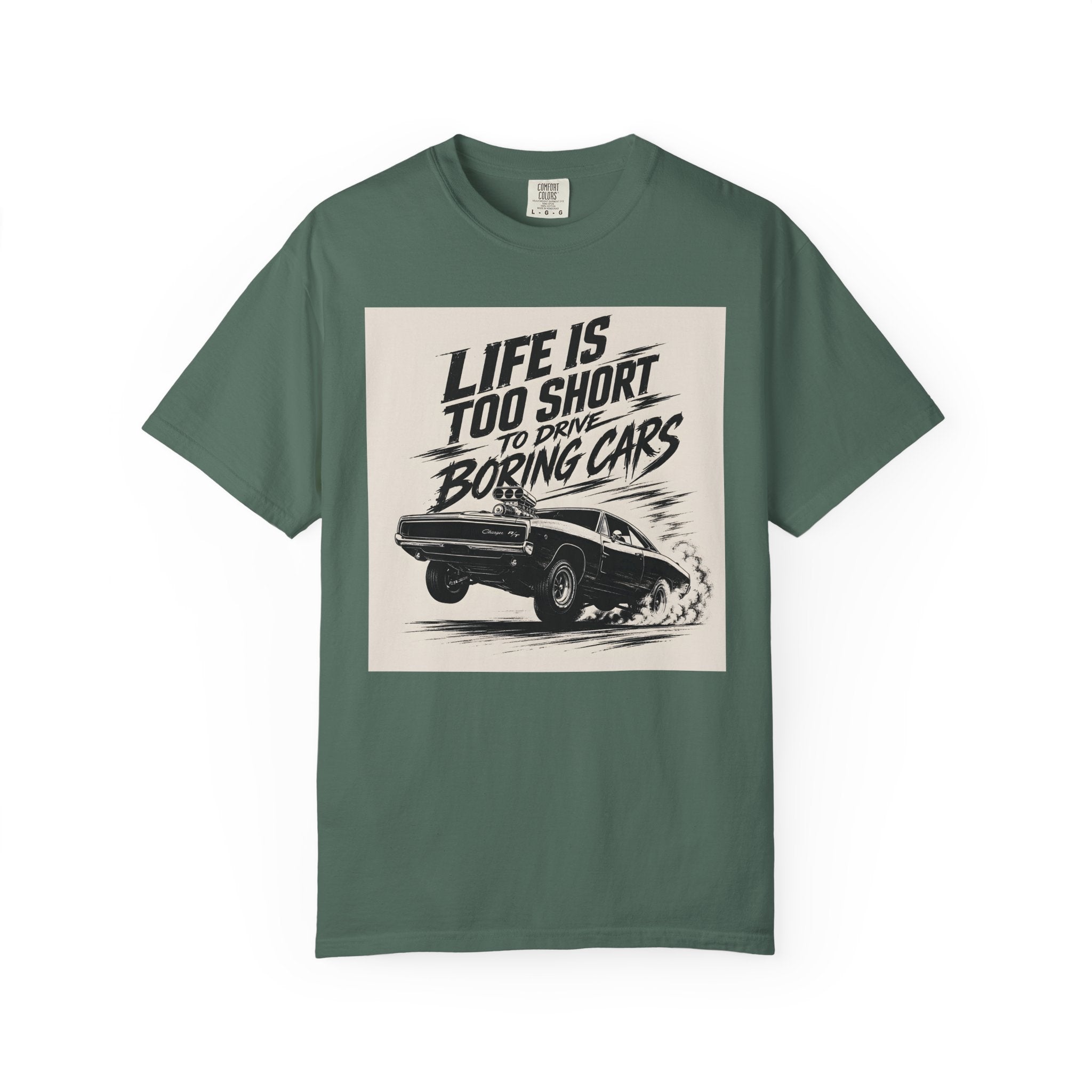 Dodge Charger T-Shirt Comfort Colors®, Custom Charger Shirt, Personalized Muscle Car Tee, Vintage Car Gift