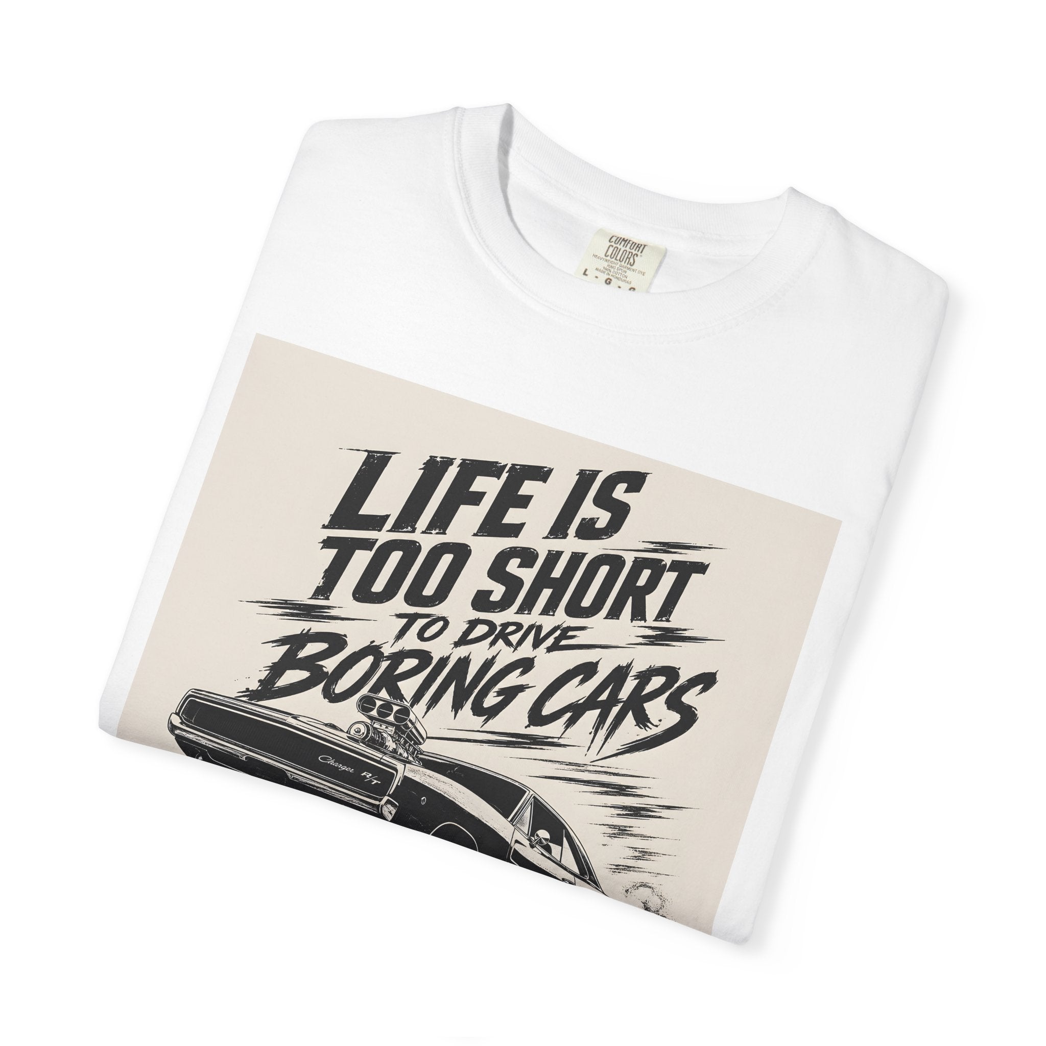 Dodge Charger T-Shirt Comfort Colors®, Custom Charger Shirt, Personalized Muscle Car Tee, Vintage Car Gift