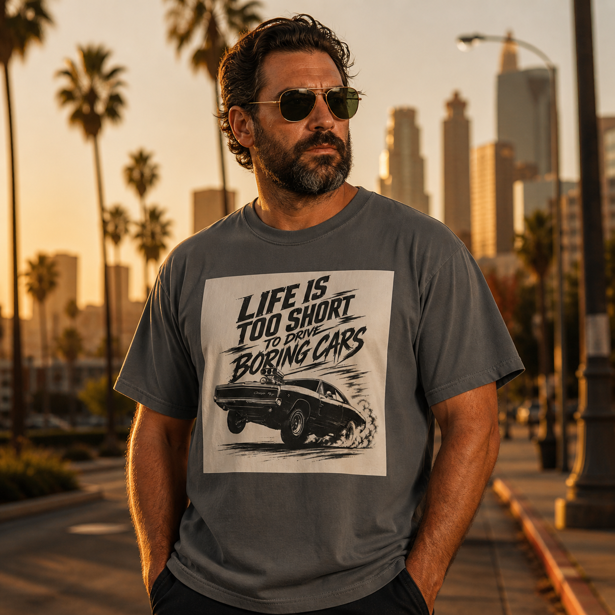Dodge Charger T-Shirt Comfort Colors®, Custom Charger Shirt, Personalized Muscle Car Tee, Vintage Car Gift